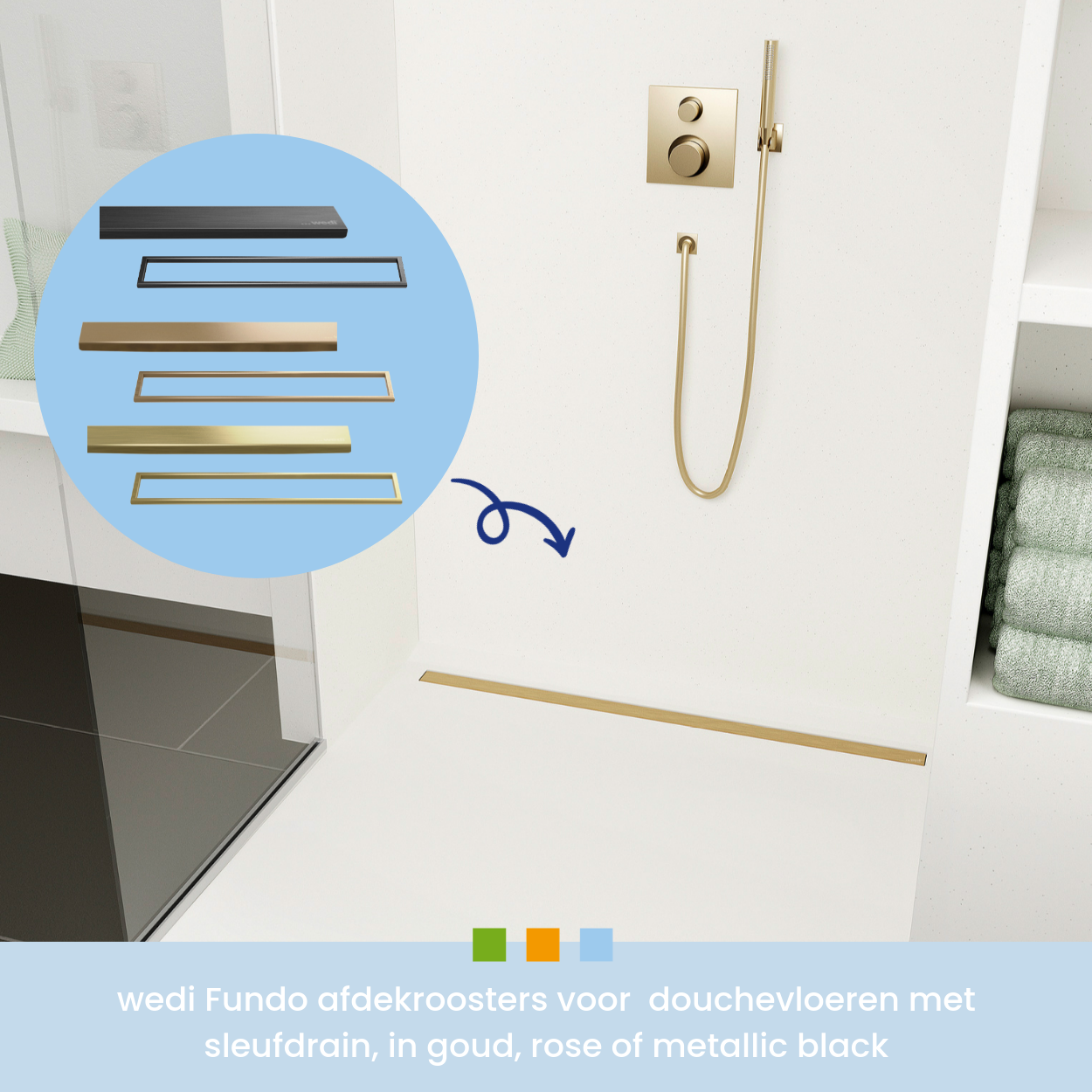 Wedi Fundo Riolito Neo Douchevloerelement